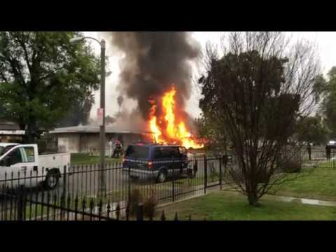 Home Engulfed After Plane Crashes into CA House
