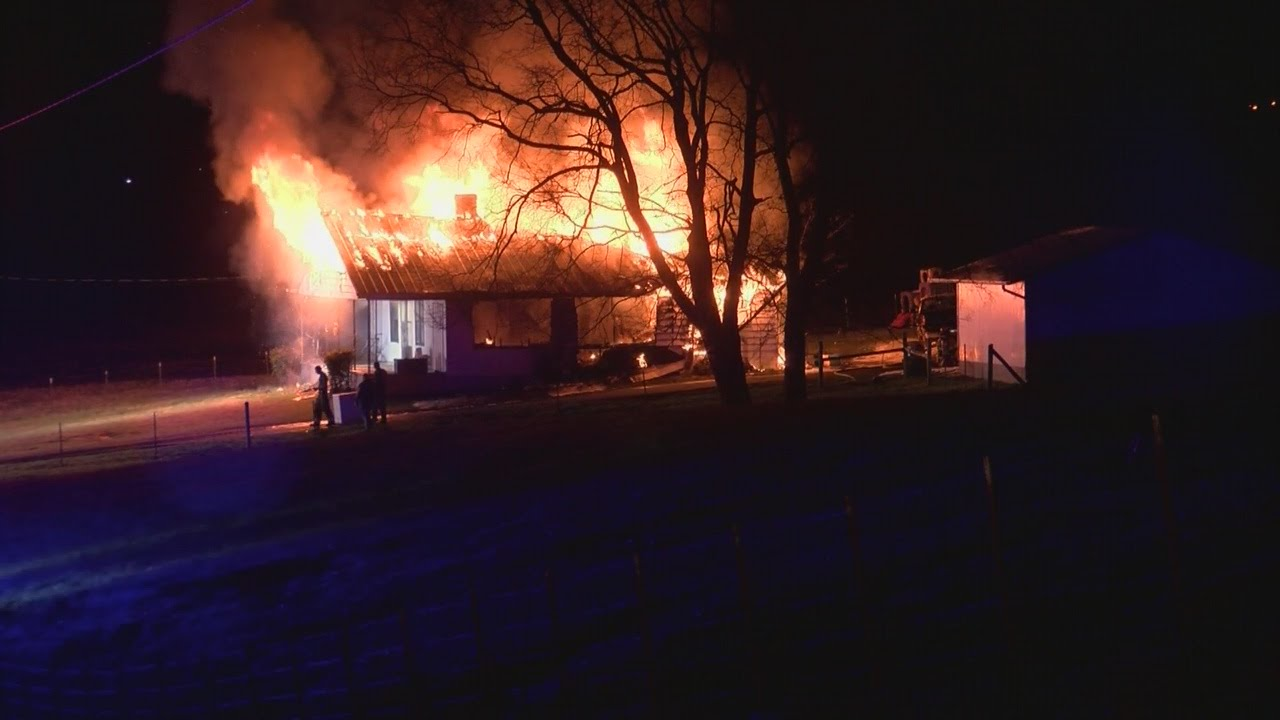 Home Engulfed in Flames when TN Fire Crew Arrives