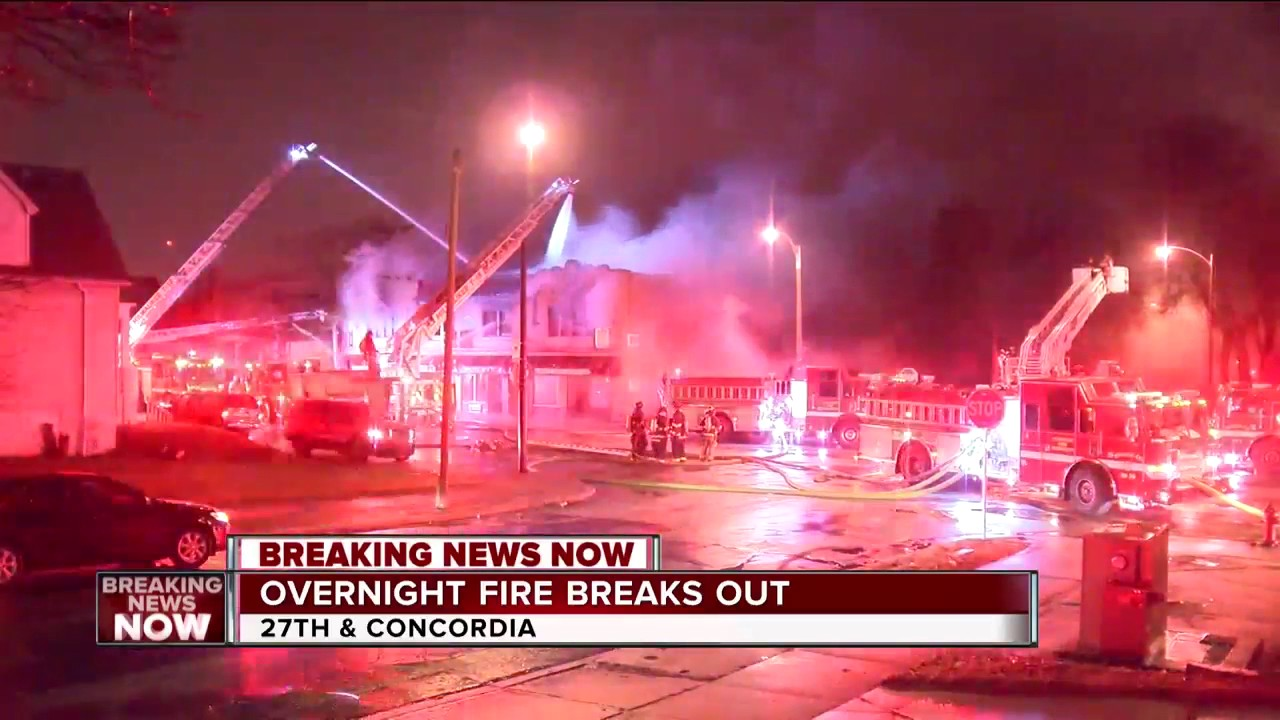 Overnight fire breaks out on Milwaukee's north side
