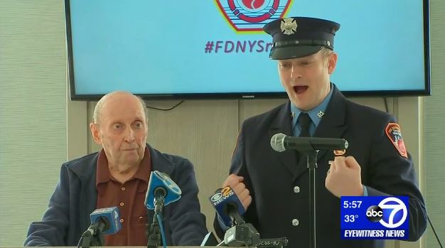 Man Rescued in Daring Rope Operation Reunited with FDNY Firefighter ...