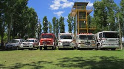 Perez’s firefighters work out of a single fire station, and staff three engines, a rescue and a water tender along with several other support vehicles. Perez’s firefighters work out of a single fire station, and staff three engines, a rescue and a water tender along with several other support vehicles.