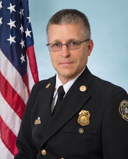 Deputy Chief John Tippett Jr. will serve as interim fire chief in Charleston. Deputy Chief John Tippett Jr. will serve as interim fire chief in Charleston.
