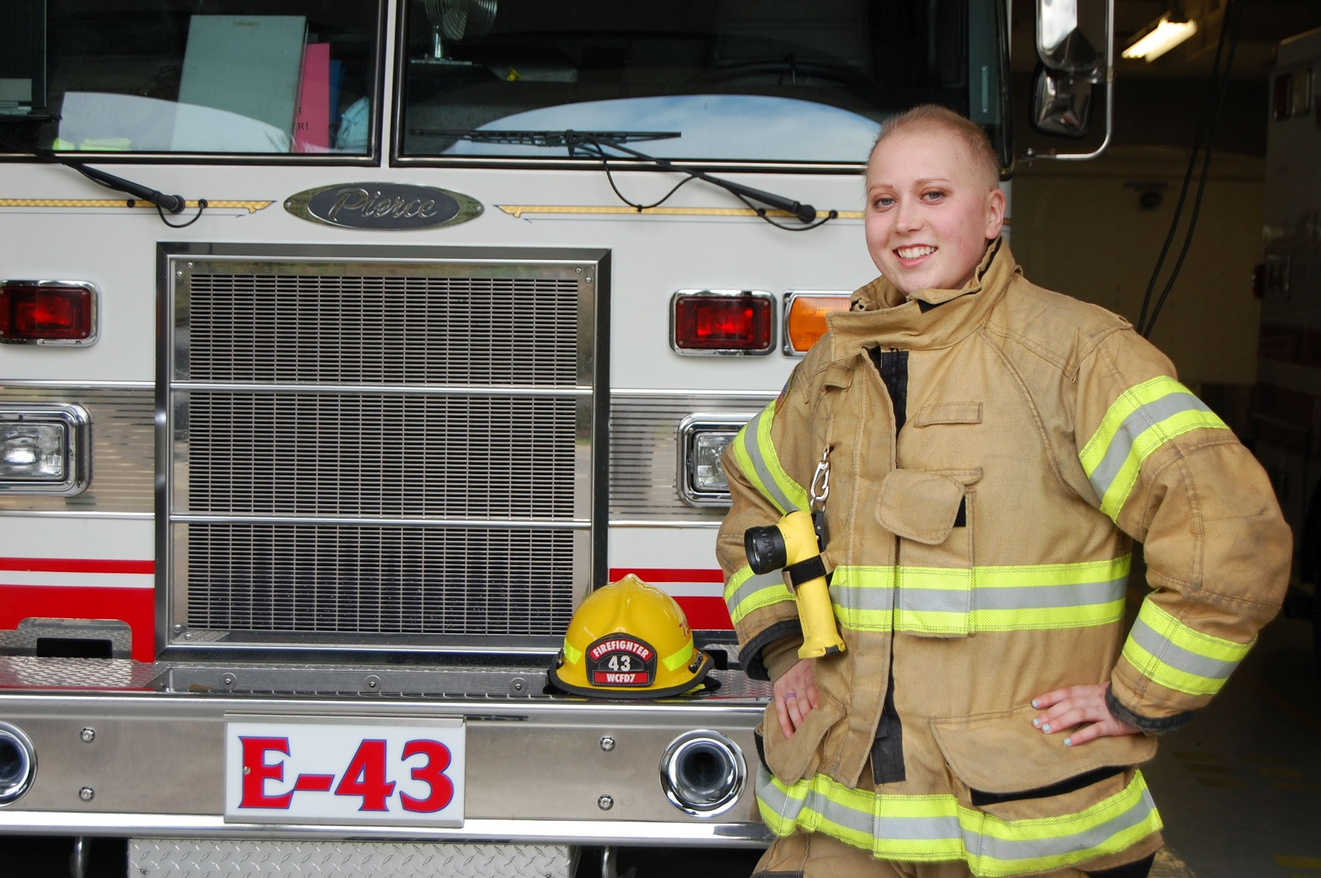 Whatcom County Fire District 7 firefighter Tiffany Moyes.