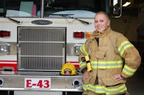 Whatcom County Fire District 7 firefighter Tiffany Moyes.