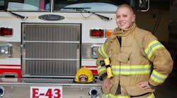 Whatcom County Fire District 7 firefighter Tiffany Moyes.