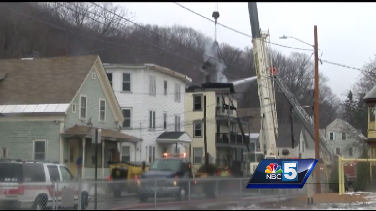 VT Firefighters Battle ThreeAlarm Blaze in Bellows Falls Firehouse