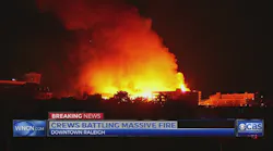 Massive Fire Breaks out in NC