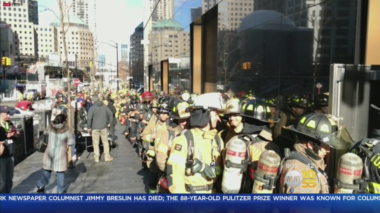 Hundreds Partake in NYC's Third Annual Firefighter Stair Climb