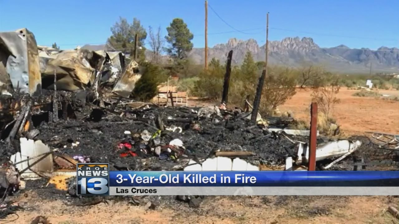 Las Cruces mobile home fire leaves boy dead