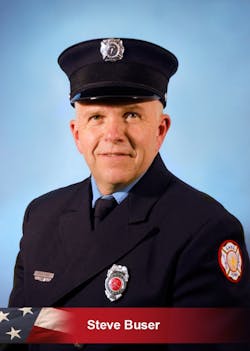 Firefighter Steve Buser