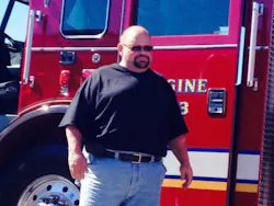 Central Alexander firefighter Eric 'Bubba' Pennell.