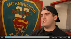 Morningside volunteer firefighter Kevin Swain speaks to WNBC Washington.