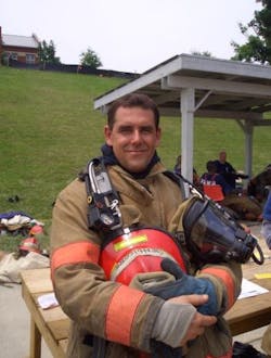 Burtonsville VFD and Montgomery County Fire &amp; Rescue Service Charles &apos;Rick&apos; Gentilcore.