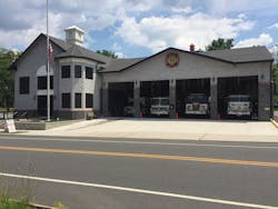 The fire station for the Woodbury Heights Fire Department is pictured.