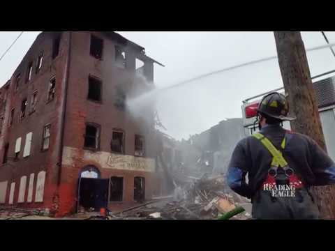 PA Firefighters Extinguish Warehouse Fire
