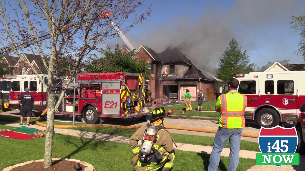 Crews Battle TX House Fire