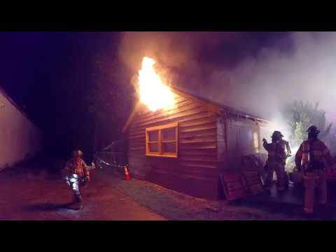 TX Crews Battle Stubborn House Fire