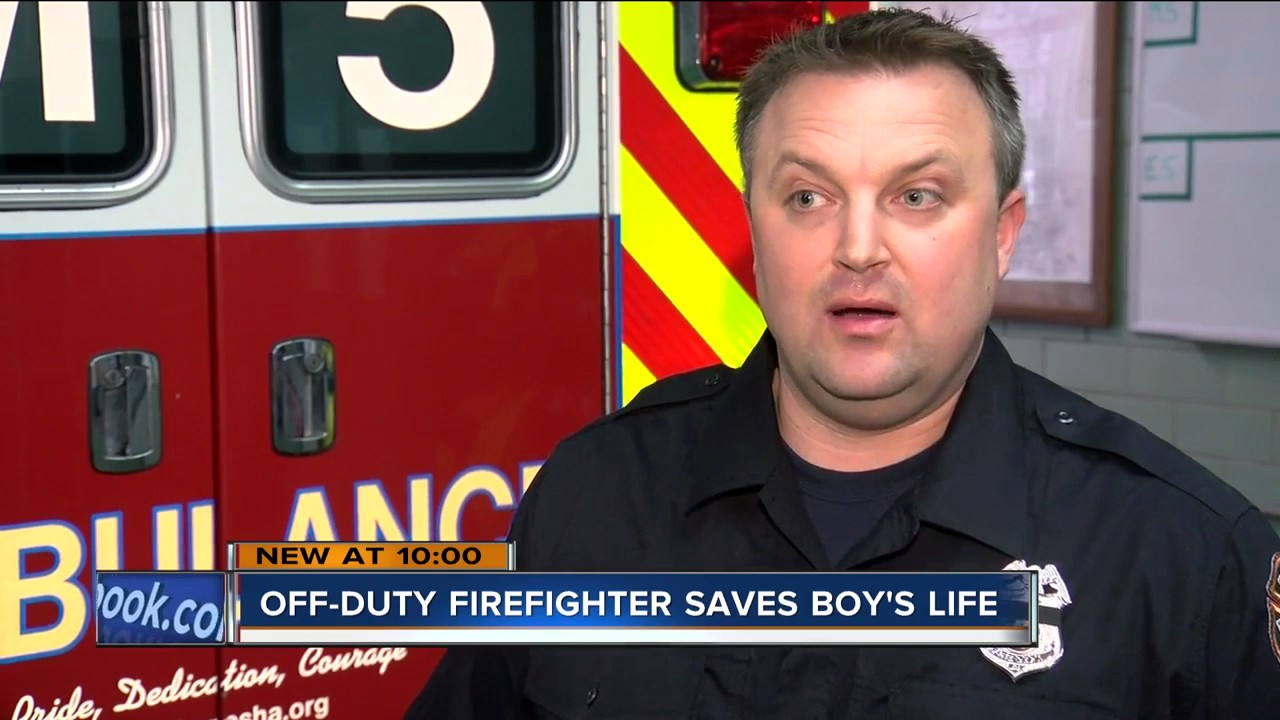 WI Firefighter on Vacation Saves Boy's Life