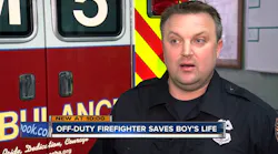 WI Firefighter on Vacation Saves Boy's Life