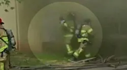 GA Firefighter Catches Baby Dropped From Burning Building