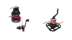 Harken Industrial's LokHead Winch (left) and Riggers Winch.