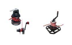 Harken Industrial's LokHead Winch (left) and Riggers Winch. Harken Industrial's LokHead Winch (left) and Riggers Winch.