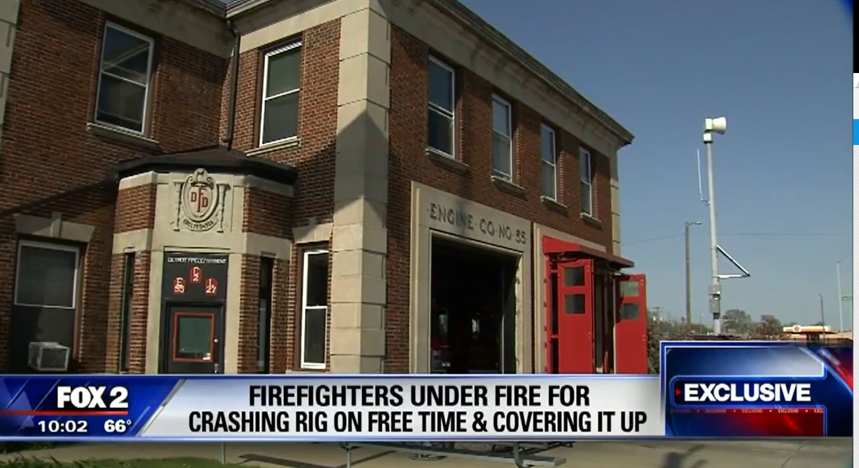 Two Detroit firefighters confessed to causing $75,000 in damage to an apparatus during a joyride and then trying to cover it up.