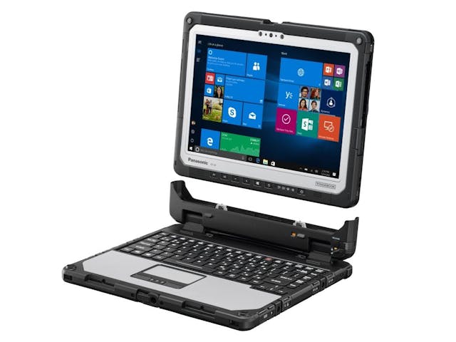 The Panasonic Toughbook 33 is a rugged, 2-in-1 laptop that can be turned into a tablet.
