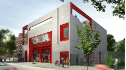 Rescue 2's station will include a 5,000-square-foot green roof and training areas on the roof. Rescue 2's station will include a 5,000-square-foot green roof and training areas on the roof.