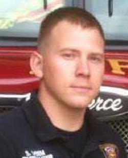 San Antonio firefighter Scott Deem, a six-year veteran of the department, was killed Thursday night during a massive strip mall fire on the city&apos;s northwest side.