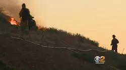 CA Brush Fire Grows, Threatens Homes