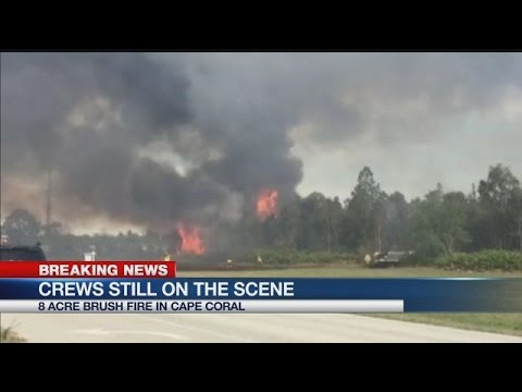 FF Hospitalized During FL Brush Fire