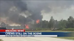 FF Hospitalized During FL Brush Fire