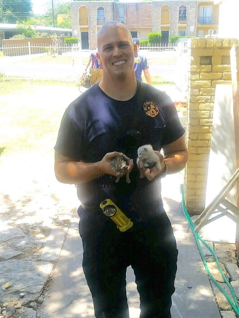 TX Firefighter Rescues Five Animals in Week
