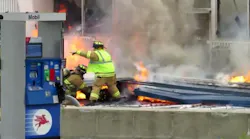 MI Firefighter Hurt in Wall Collapse