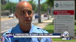 FL Firefighter Facing New Battle after Car Wreck