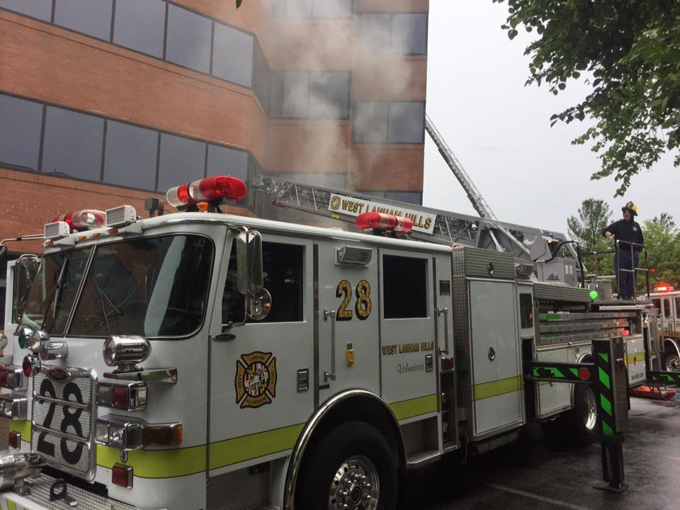 Two West Lanham Hills firefighters were found not guilty of assaulting a female career firefighter when two crews showed up at the same house fire in December 2015.