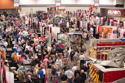 The exhibit hall at Music City Center will include 75,000 square feet of fire apparatus, new equipment and technology.