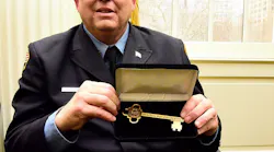 FDNY firefighter Ray Pfeifer, seen here after being given a key to the city in January 2016, lost his battle with a 9/11-related cancer on Sunday.