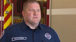 Renton firefighter/EMT Chris Krystofiak was aboard a flight Friday night when he and other first responders helped an unconscious man in need of medical aid.