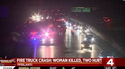 A 15-year-old girl died Monday night after the SUV she was riding in slammed into an unmanned fire apparatus at the scene of an unrelated accident on I-94 in Ypsilanti. A 15-year-old girl died Monday night after the SUV she was riding in slammed into an unmanned fire apparatus at the scene of an unrelated accident on I-94 in Ypsilanti.