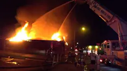 TX Firefighters Escape Before Roof Collapses at TX Nightclub