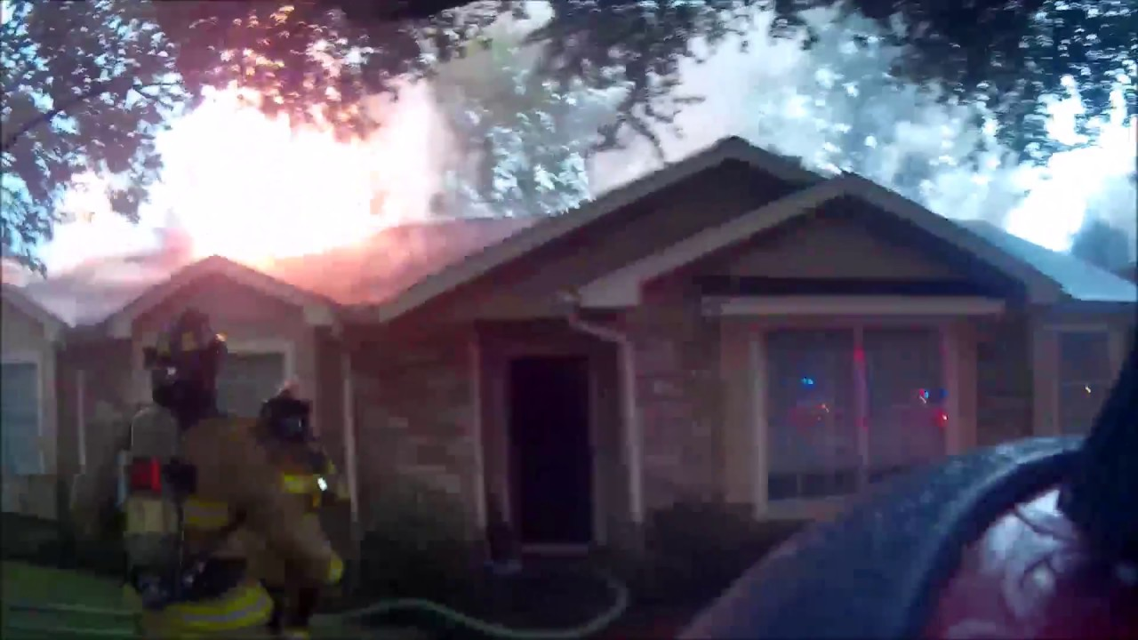 Helmet Cam Footage Shows TX Firefighters in Action