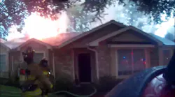 Helmet Cam Footage Shows TX Firefighters in Action