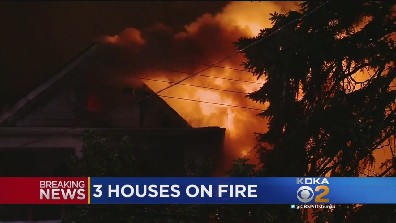 Fire Spreads to Three Homes in Pittsburgh Suburb