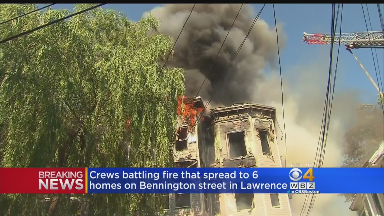 Six-Alarm Fire Damages Several Buildings in MA