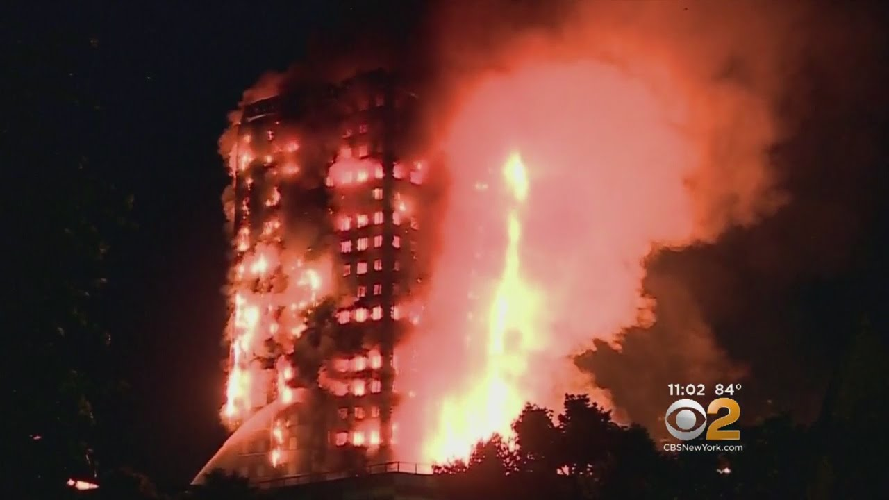 200 Firefighters Battle Massive London High-Rise Fire