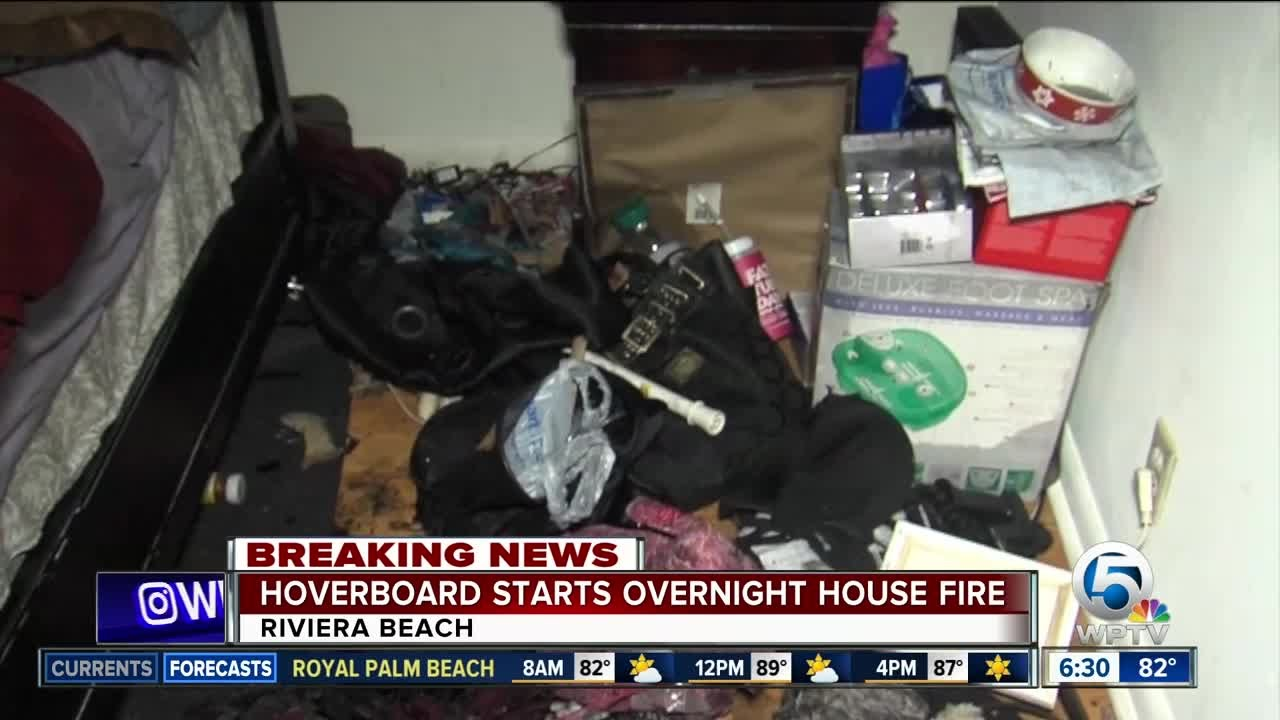 Charging Hoverboard Sparks Fire, Displaces FL Family