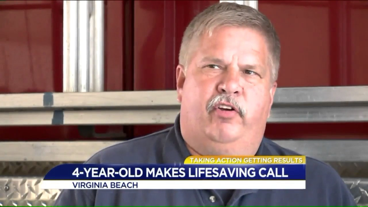 VA Firefighters Honor Young Boy for Lifesaving Call