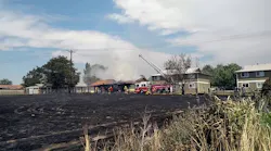 OR Firefighters Douse Home Set Ablaze by Brush Fire